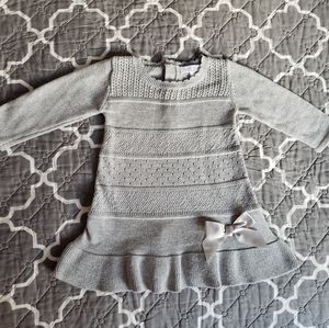 ZIP ZAP Baby Girl Knit Sweater Dress 6M
